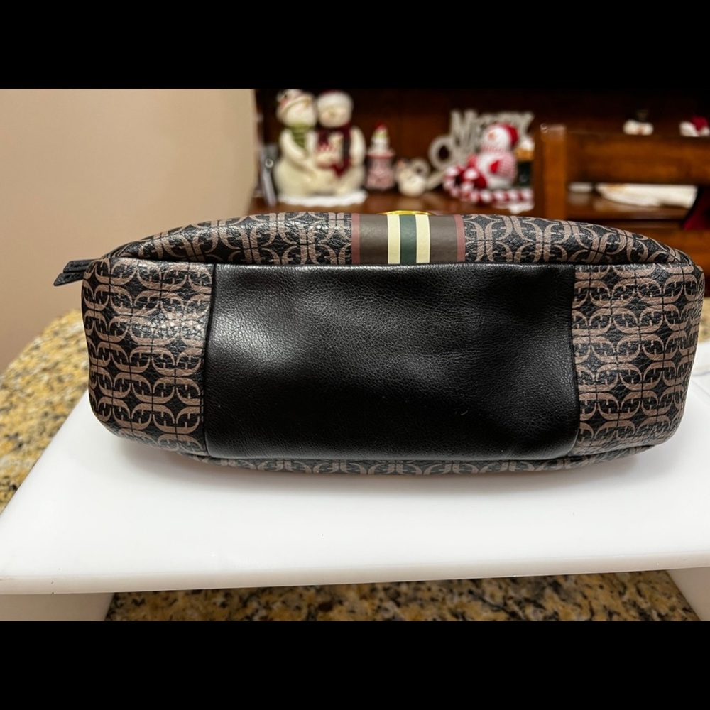 Fossil Black and Brown Shoulder Bag - Picture 2 of 5